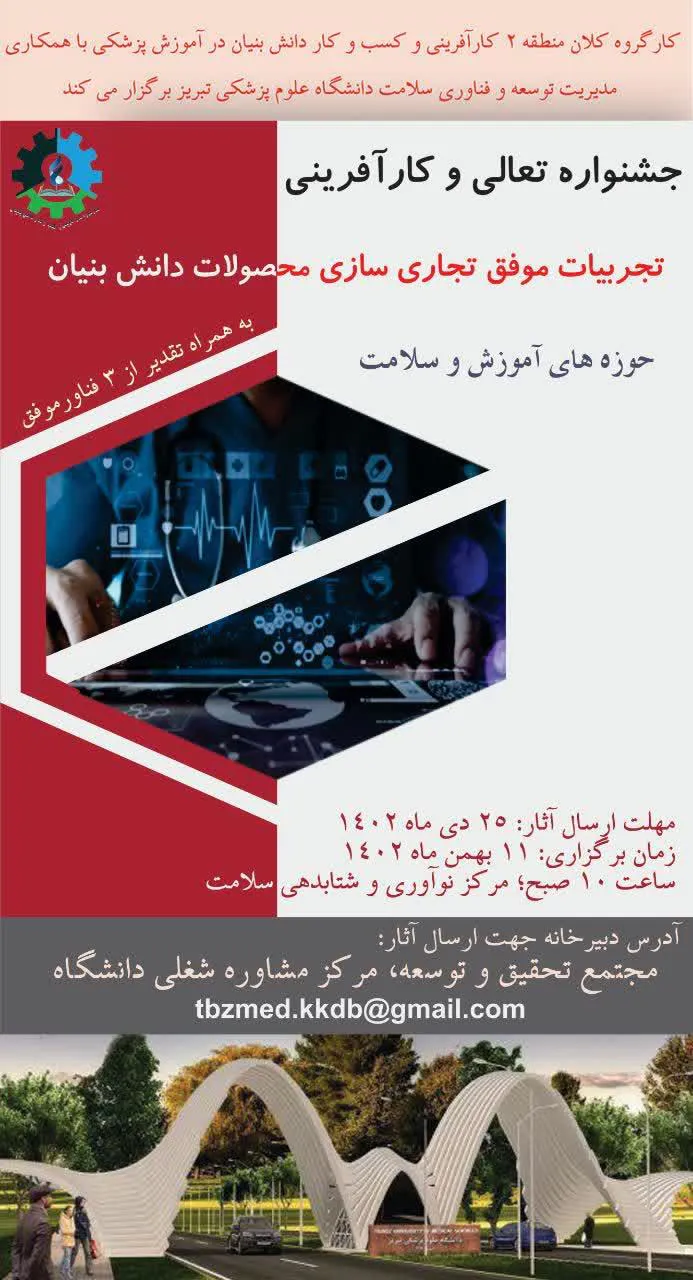 برترین های رویداد ایده شو و جشنواره تجربیات موفق تجاری سازی محصولات دانش بنیان معرفی شدند