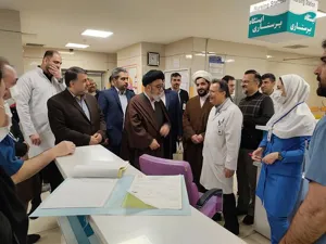 بازدید امام جمعه تبریز و نماینده ولی فقیه درآذربایجان شرقی از مرکز آموزشی، درمانی وتحقیقاتی امام رضا(ع) تبریز