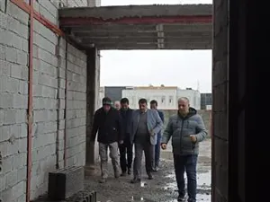 بازدید میدانی رئیس دانشگاه بهمراه معاونین توسعه و آموزشی از پروژه ی در درست احداث ساختمان دانشکده دندانپزشکی تبریز