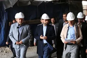 گزارش تصویری بازدید استاندار آذربایجان شرقی از پروژه بیمارستان هزار تخت خوابی