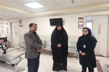 بازدید دبیر و اعضای شورای انضباطی دانشگاه علوم پزشکی تبریز از مرکز درمانی تخصصی الزهرا