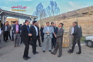 بازدید رئیس دانشگاه علوم پزشکی تبریز از بیمارستان شهید علامه جعفری شهرستان ورزقان