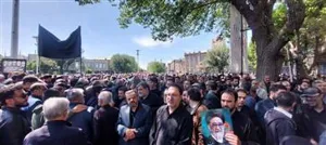 گزارش تصویری/ مراسم تشییع و بدرقه شهدای خدمت