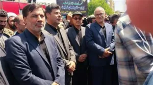 مراسم تشییع شهید خدمت  استاندار تلاشگر و جهادی استان آذربایجان شرقی شهید مالک رحمتی در مراغه