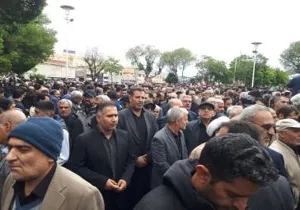 حضور ریاست و معاون بهداشتی محترم و همکاران گرامی ستاد شبکه هریس در وداع با شهدای خدمت
