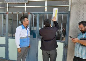 پلمب اماکن دارای نواقص بحرانی و غبر بحرانی توسط  شبکه بهداشت و درمان شهرستان هریس