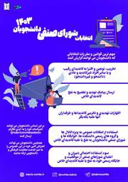 اینفوگرافیک/ مهمترین قوانین انتخاباتی در هفتمین دوره انتخابات شورای صنفی دانشجویان