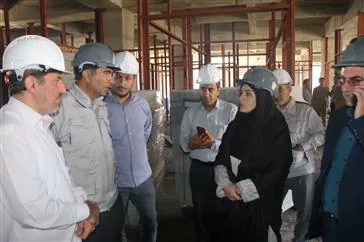 بازدید معاون فنی و رئیس گروه معماری دفتر توسعه منابع فیزیکی وزارتخانه