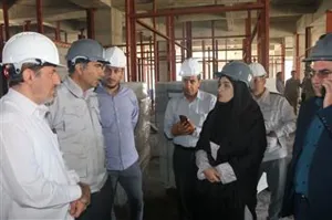بازدید معاون فنی و رئیس گروه معماری دفتر توسعه منابع فیزیکی وزارتخانه