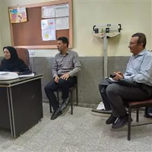 بازدید  مدیر شبکه بهداشت ودرمان ومعاون بهداشتی از خانه بهداشت روستای چهابرود