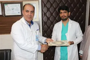 تقدیر از همکار ناشنوا