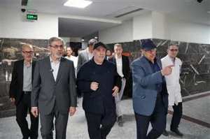 بازدید مشاور عالی و جانشین وزیر بهداشت، درمان و آموزش پزشکی از بیمارستان کودکان زهرا مردانی آذری
