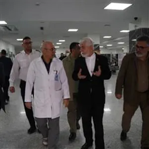 بازدید رئیس کمیسیون بهداشت و درمان مجلس شورای اسلامی از بیمارستان کودکان زهرا مردانی آذری