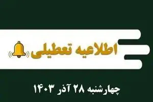 اطلاعیه نحوه فعالیت واحدهای تابعه دانشگاه علوم پزشکی تبریز در تاریخ28 آذرماه