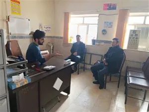 بازدید مدیریت شبکه بهداشت و درمان شهرستان عجب شیر به همراه معاون بهداشتی از خانه بهداشت آغجه وبه  واورژانس ۱۱۵