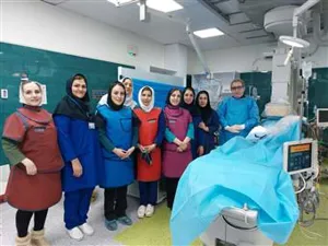 انجام اولین عمل موفقیت آمیز الکتروفیزیولوژی قلب بزرگسالان در بیمارستان کودکان زهرا مردانی آذری