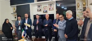مراسم تکریم دکتر مهدی صفرزاده و معارفه دکتر کامبیز دده‌ خانی به عنوان مدیر جدید شبکه بهداشت و درمان شهرستان مرند