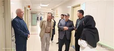 بازدید سرزده دکتر احمد رضا جودتی ریاست محترم دانشگاه علوم پزشکی تبریز و هیات همراه  از بیمارستان  امام خمینی (ره)