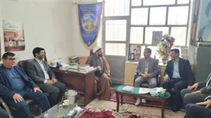 دیدار مدیر شبکه بهداشت ودرمان شهرستان عجبشیر با امام جمعه شهرستان عجبشیر بمناسبت هفته سلامت