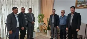 دیدار و تجلیل  مدیریت شبکه  از همکار بازنشسته  آقای بهرام قوامی بمناسبت هفته سلامت