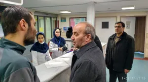 دیدار رئیس دانشگاه در هفته پرستاری از مراکز رازی و