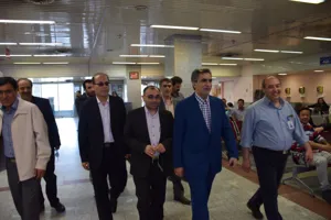 عیادت دکتر میرزابیگی از دکتر فرنام