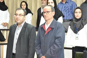 مراسم تکریم و معارفه مدیر کلینیک تخصصی و فوق تخصصی مرکز آموزشی درمانی اسدآبادی 8 مهر97