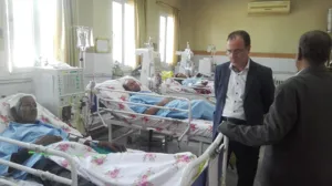 بازدید تیم ارتقاء سلامت نظام اداری از شبکه بهداشت ودرمان شهرستان عجبشیر