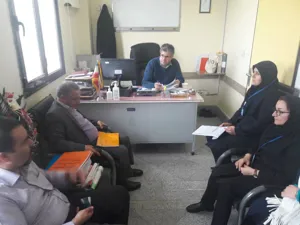 بازدید تیم بازرسی ورسیدگی به شکایات دانشگاه از شبکه بهداشت ودرمان شهرستان ویژه مرند