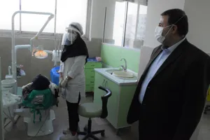 بازدید دکترنقی پور از دانشکد دندانپزشکی همزمان با روز دندانپزشک