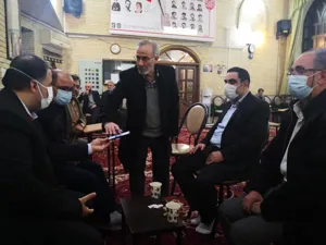برگزاری جلسه مشترک رئیس دانشگاه علوم پزشکی تبریز و هیات امنای مسجد آیت الله باد کوبه ای تبریز 1401/1/12