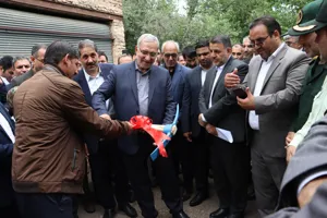 کلنگ زنی مرکز جامع سلامت اسبفروشان در شهرستان سراب
