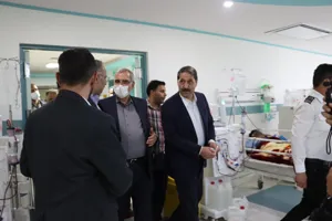 وزیر بهداشت در بازدید از مرکز آموزشی، درمانی امام خمینی(ره) سراب 
