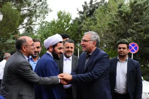 نشست وزیر بهداشت وهیئت همراه با اعضای هیئت رئیسه دانشگاه 18/03/1402