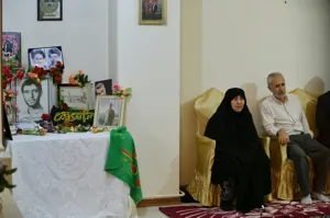 دیدار با خانواده شهید غضنفری