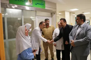 بازدید نوروزی از بیمارستان امام رضا