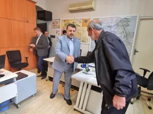بازدید نوروزی از مرکز اورژانس استان 
