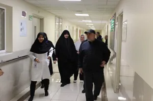 بازدید سرپرست دانشگاه علوم پزشکی تبریز از بیمارستان الزهرا(س)