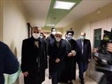 حضور امام جمعه تبریز در مرکز آموزشی درمانی سینا 