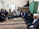 دیدار صمیمی رئیس دانشگاه دانشگاه علوم پزشکی تبریز با دانشجویان خوابگاه پسرانه قدس