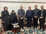 دیدار معاون تحقیقات و فناوری دانشگاه علوم پزشکی تبریز با خانواده شهید معزز رضا اکبری