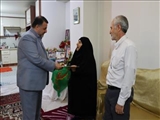 دیدار رئیس دانشگاه با خانواده شهید علی غضنفری