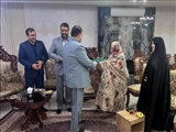 دیدار رئیس دانشگاه با خانواده شهید میر یوسف طاهر پورسیدی