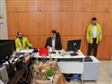 بازدید رئیس دانشگاه علوم پزشکی تبریز از مرکز هدایت بحران eoc دانشگاه در آخرین روز سال 1402