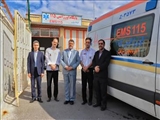 بازدید نوروزی رئیس دانشگاه علوم پزشکی تبریز از مرکز جامع سلامت و پایگاه اورژانس ایلخچی