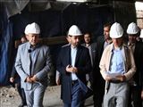 گزارش تصویری بازدید استاندار آذربایجان شرقی از پروژه بیمارستان هزار تخت خوابی
