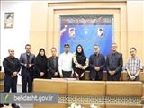 تقدیر از قهرمان ملی رقابت‌های آسیایی پرش با حضور معاون فرهنگی و دانشجویی وزارت بهداشت