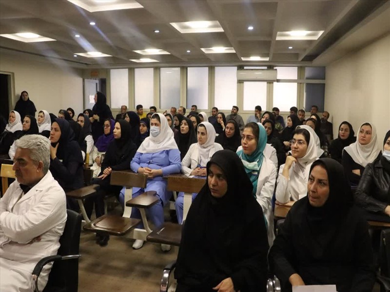 جشن روز پرستار در مرکز آموزشی درمانی وپژوهشی طالقانی 