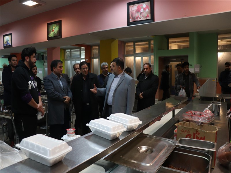 بازدید رئیس دانشگاه علوم پزشکی تبریز از خوابگاه های علوم پزشکی تبریز 