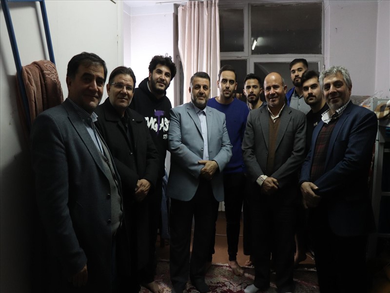 بازدید رئیس دانشگاه علوم پزشکی تبریز از خوابگاه های علوم پزشکی تبریز 